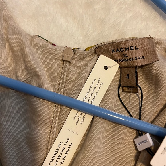 Anthropologie x Kachel Silk Patterned Dress - Picture 4 of 6